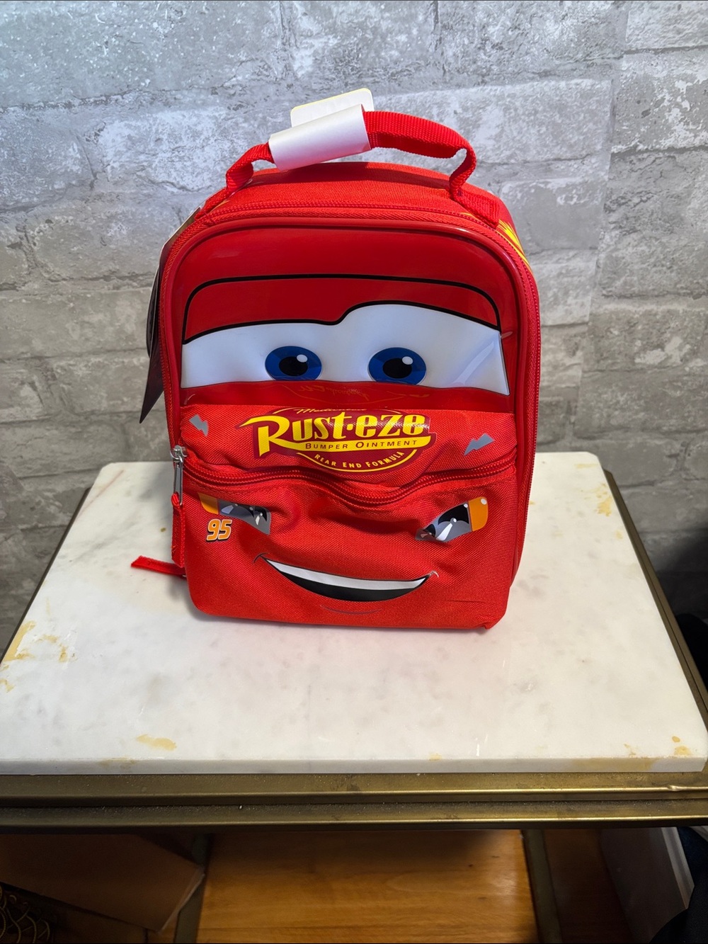 New! Lightning McQueen Lunch Box